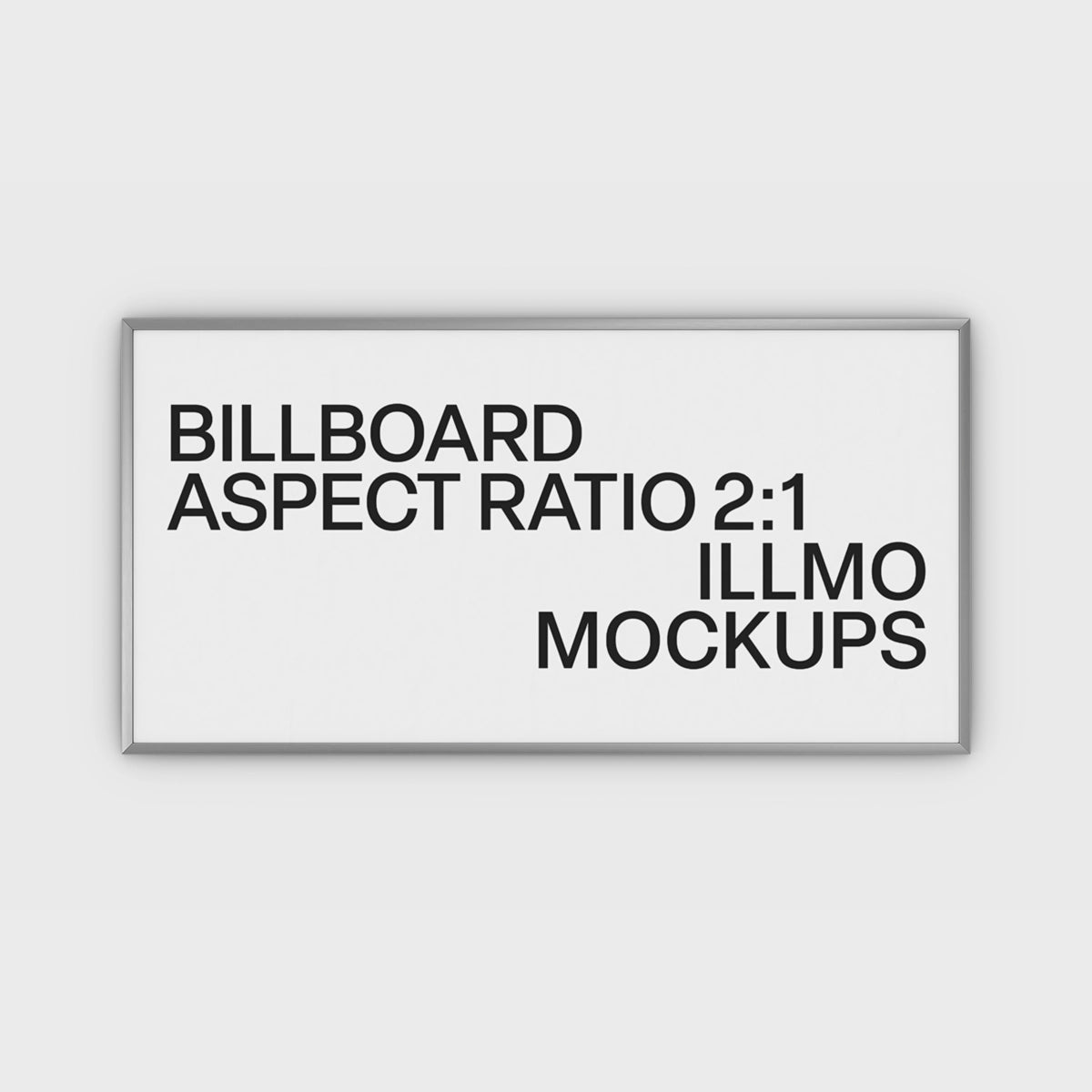 Billboard Print Mockup Essential