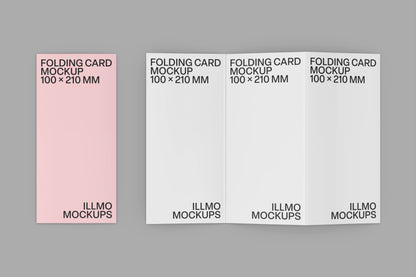 Minimal brochure mockup for print and editorial design