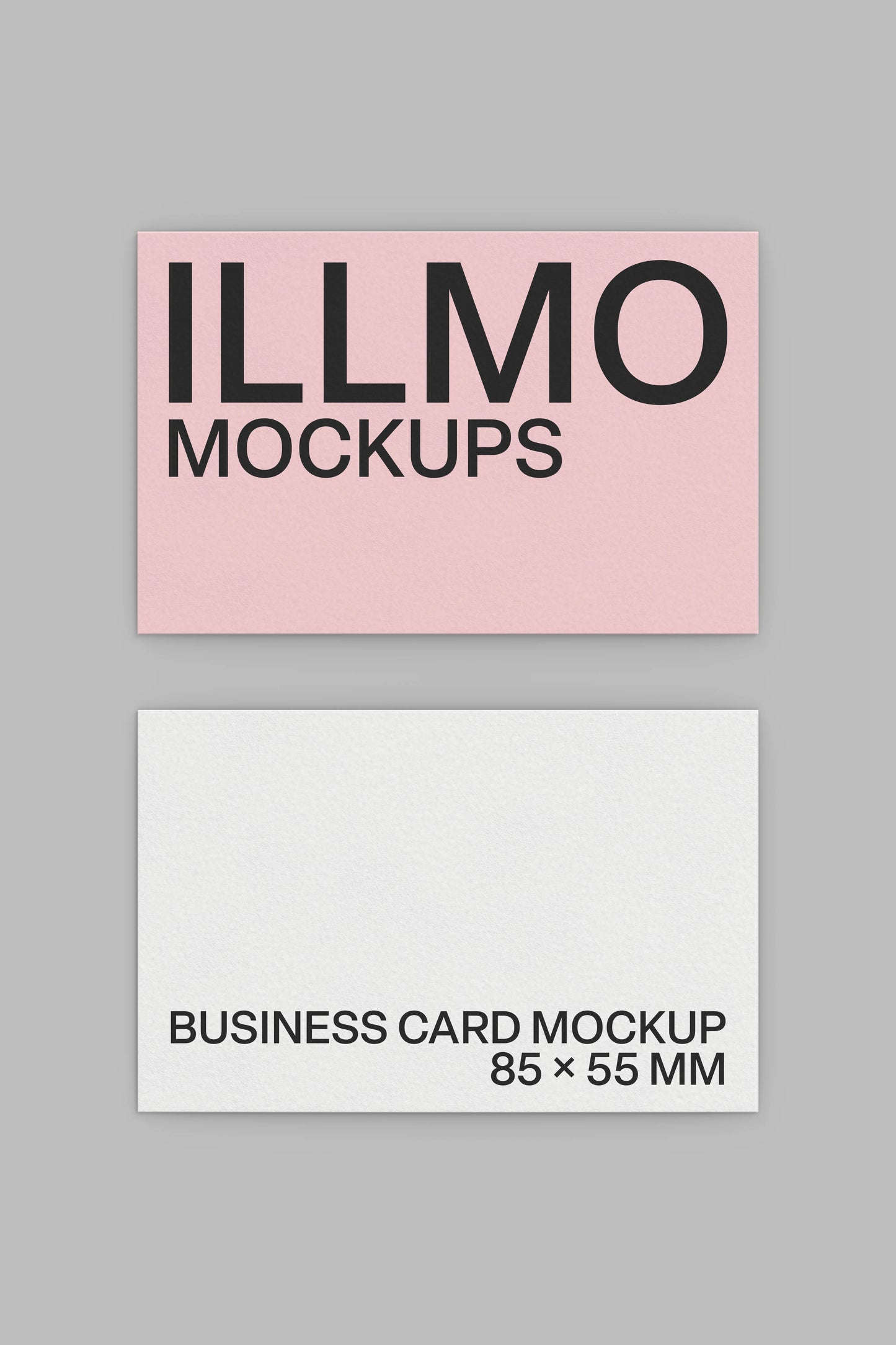 Minimal business card mockup with soft lighting by illmo