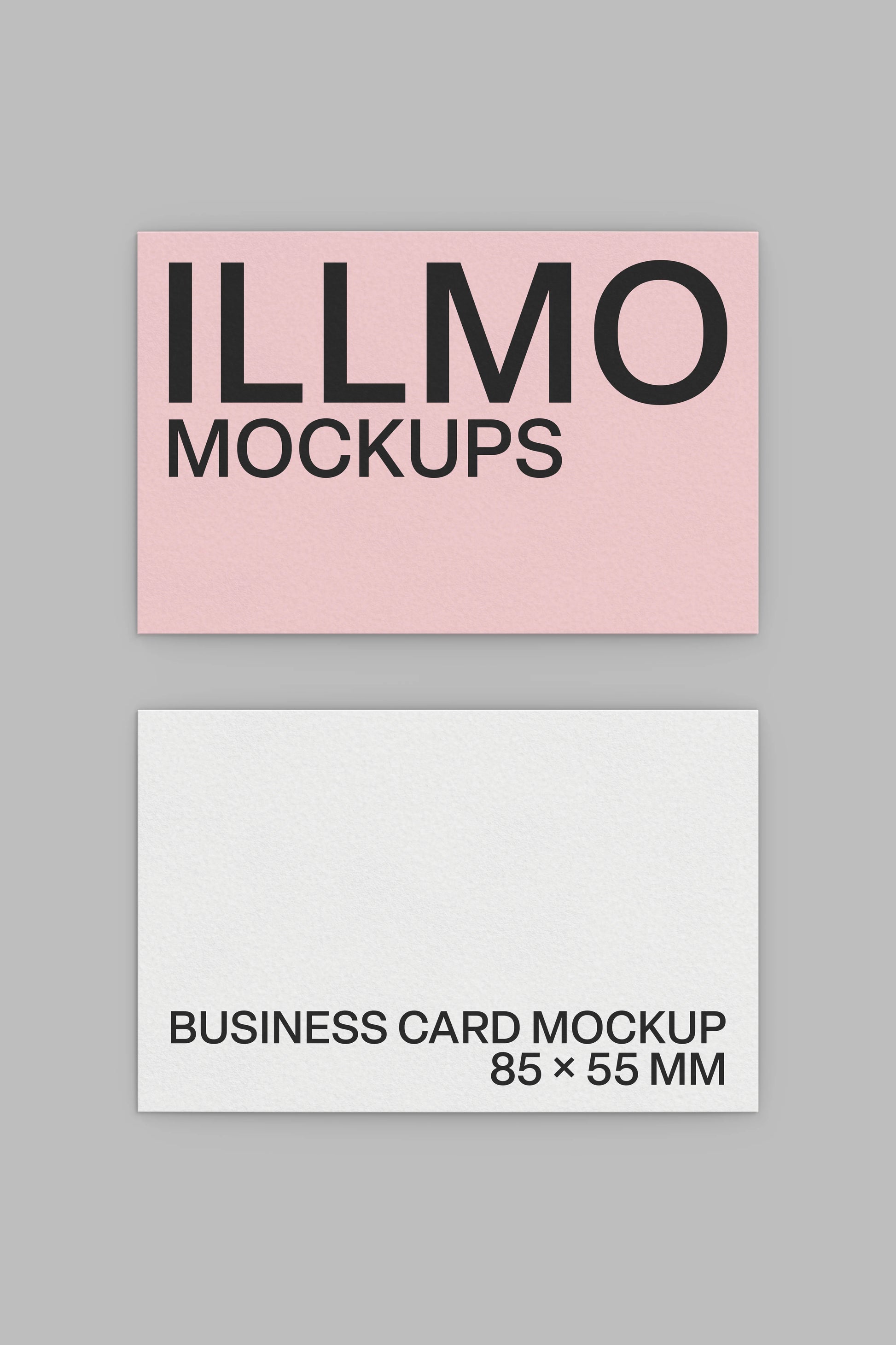 Minimal business card mockup with soft lighting by illmo