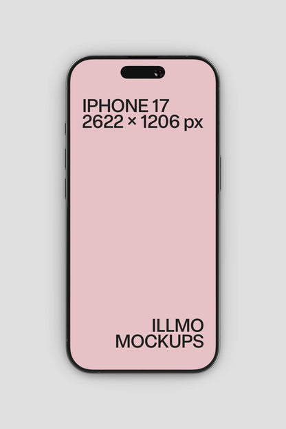 iPhone mockup with soft 3D lighting for mobile UI design